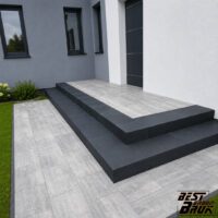 Vestone STOPIEŃ SCHODOWY 15x35x100 brąz,grafit