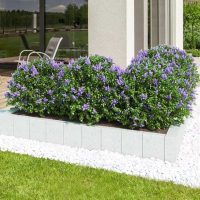 Gladio PALISADA SAMI 28X50X8 cm gładka kolor - biel cynkowa