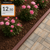 Krawężniki OBRZEŻE CLASSIC Vestone grafit, brąz gr. 6x20x100