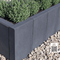 Gladio palisada METROVA wys.100 cm gładka kolor